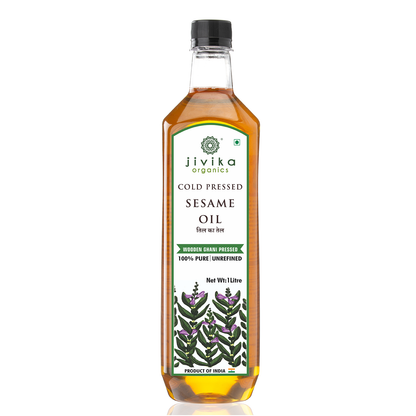 COLD PRESSED SESAME OIL WOOD PRESSED