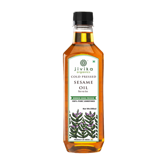 COLD PRESSED SESAME OIL WOOD PRESSED