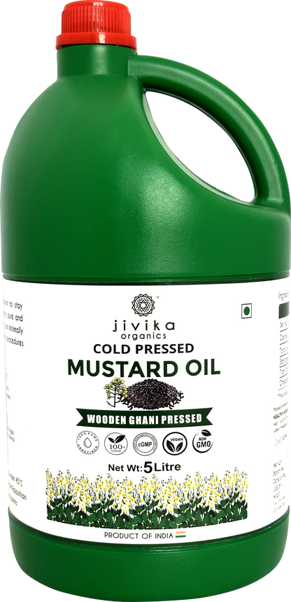 COLD PRESSED MUSTARD OIL WOOD PRESSED