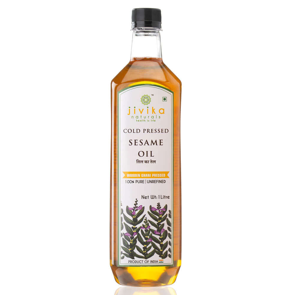 Wood Pressed Safflower & Sesame Oil (1 +1) COMBO 2 Litres