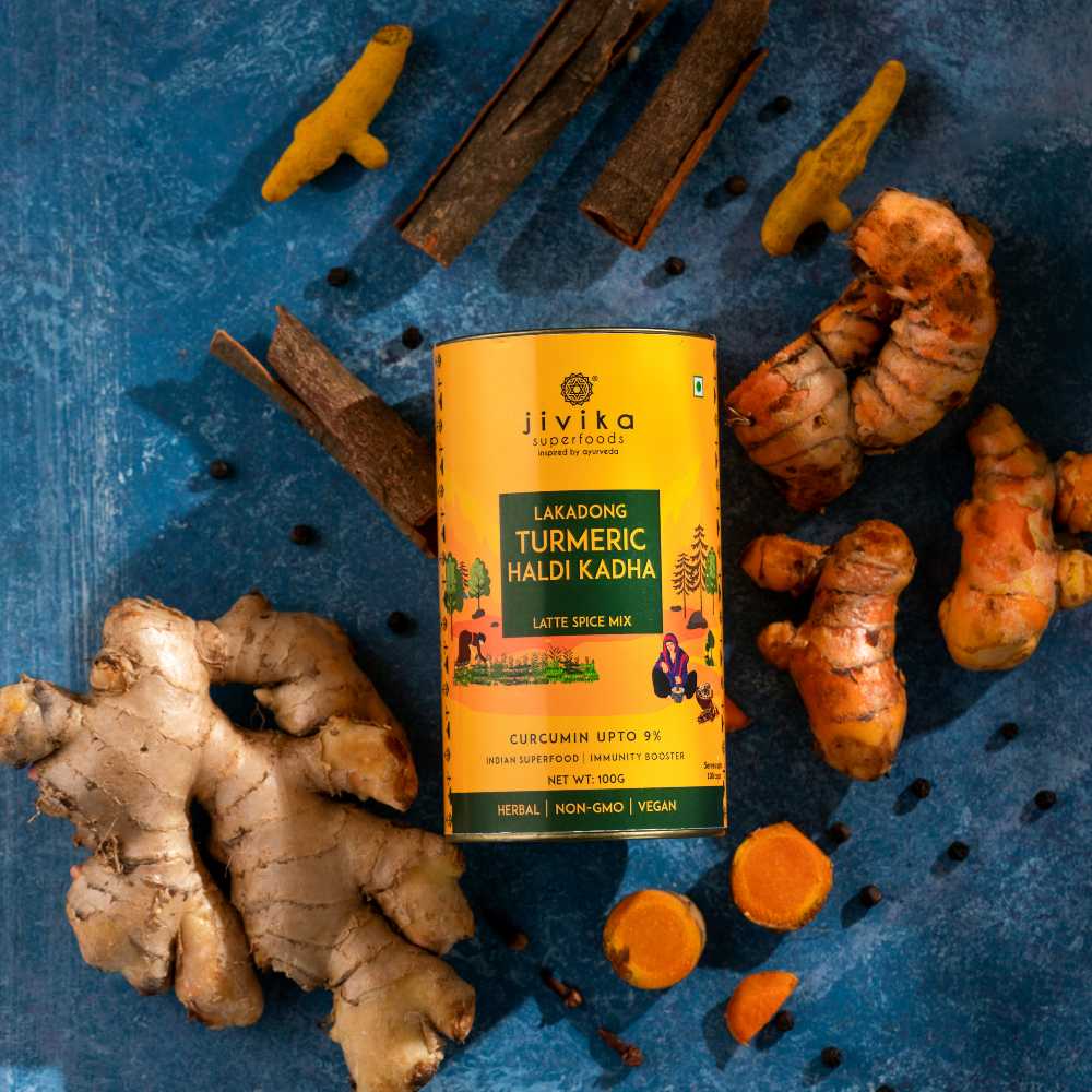 Lakadong Turmeric Latte Spice Mix- Kadha